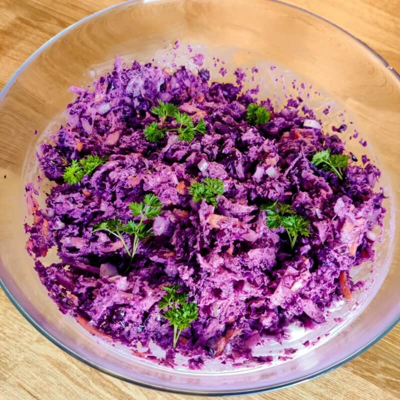 Salad Blue Cabbage